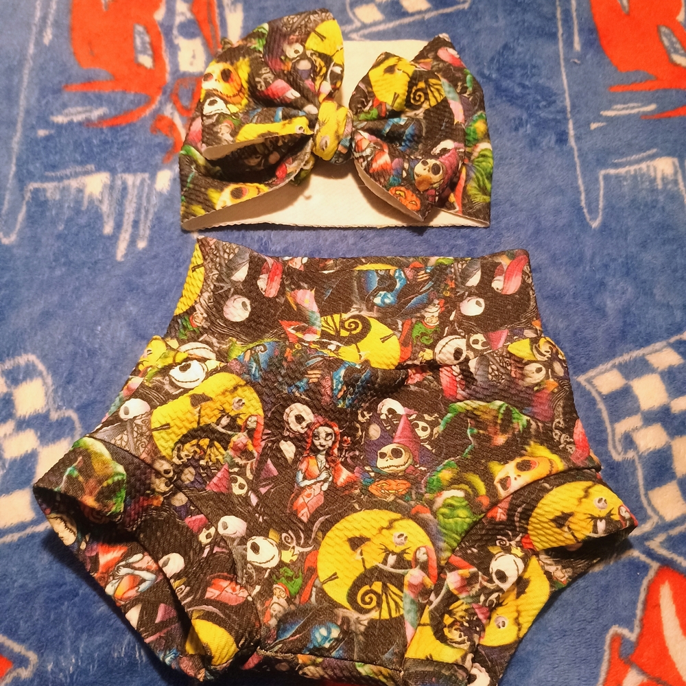Bow & Bummie Set 6-9m